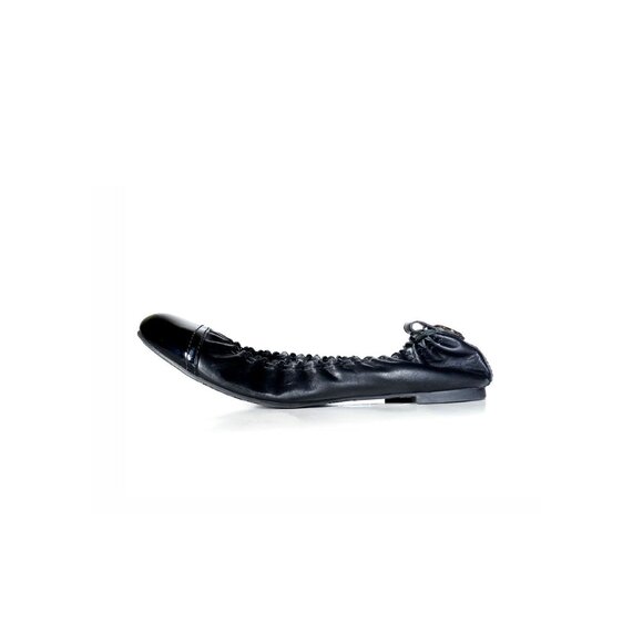 TORY BURCH Shoes 7.5 Black Ballet Flats Flexible *LOVELY* SZ 7.5 - Picture 3 of 9